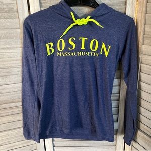Boston Massachusetts Lightweight Hoodie